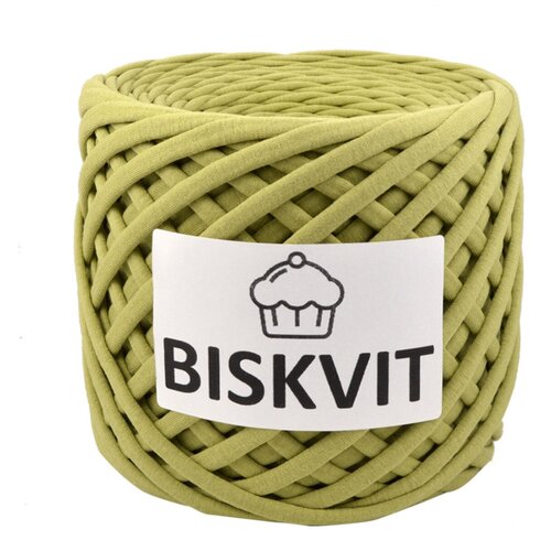 Трикотажная пряжа Biskvit, цвет Олива