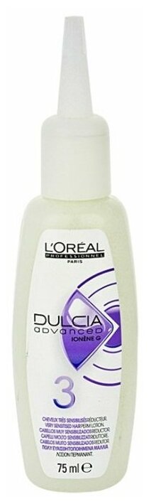 Лосьон LOREAL PROFESSIONNEL Dulcia Edvance для очень чувствительных волос №3, 75 мл