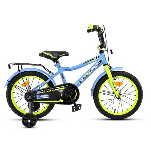 фото Велосипед детский maxxpro onix 16" голубой-салатовый
