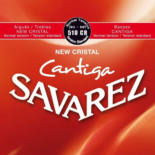 Струны для классической гитары Savarez 510CR 29-43 New Cristal Cantiga Normal Tension, Savarez (Саварез)