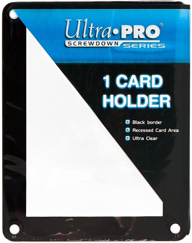 Акриловая рамка Ultra-Pro чёрная для карт MTG, Pokemon