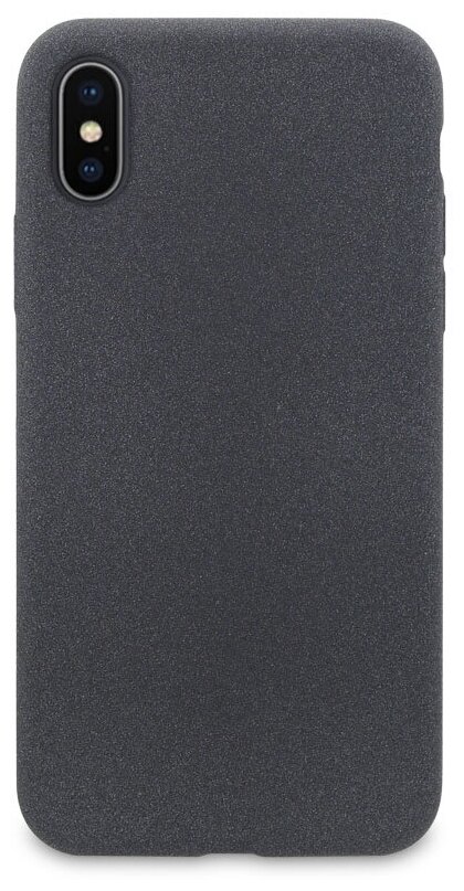 Чехол-накладка DYP Liquid Pebble для Apple iPhone X/XS тёмно-серый