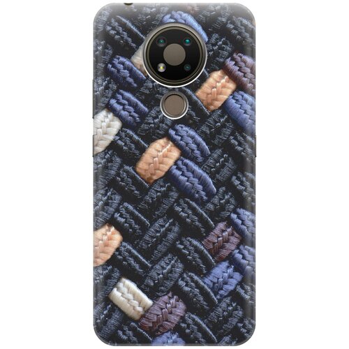 фото Силиконовый чехол на nokia 3.4 / нокиа 3.4 с принтом "сплетение gosso