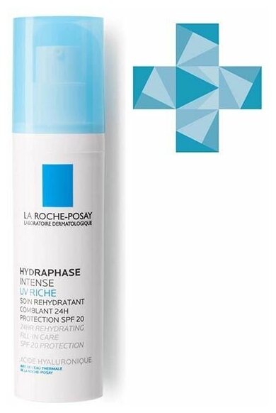 Средство La Roche-Posay (Ля рош-позе) увлажняющее для сухой кожи Hydraphase XL/UV Intense SPF20 50 мл - фото №16