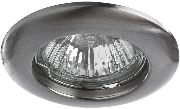 Светильник встраиваемый arte lamp praktisch 1x50вт gu10 металл серебро