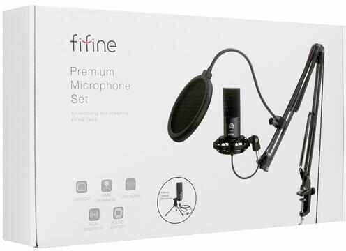 Микрофон Fifine T669 (Black) - фото №10