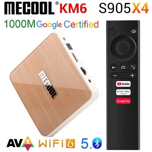 Android TV Mecool KM6 Deluxe Edition 464GB 934000₽
