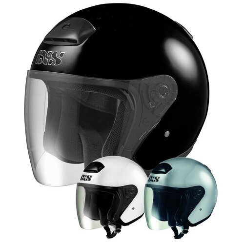 фото Шлем открытый ixs hx118, глянец, серый, размер xl