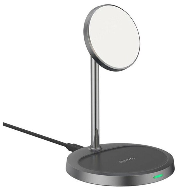 Док-станция Choetech 2-in-1 Magsafe Wireless Charger, цвет Серый (T575)