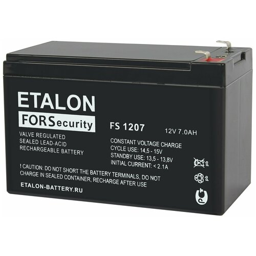 фото Аккумуляторная батарея etalon fs 1207