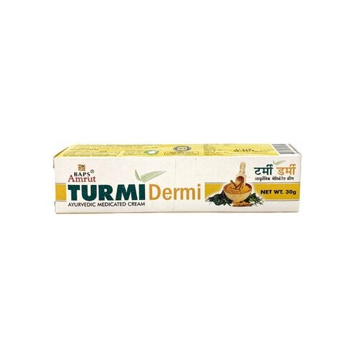 Крем для кожи с куркумой бапс Амрут Turmi Dermi Cream BAPS Amrut 30 гр.