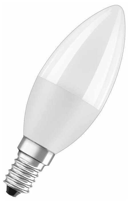 Лампа светодиодная LED Value LVCLB75 10SW/840 10Вт свеча матовая E14 230В 10х1 RU OSRAM 4058075579187