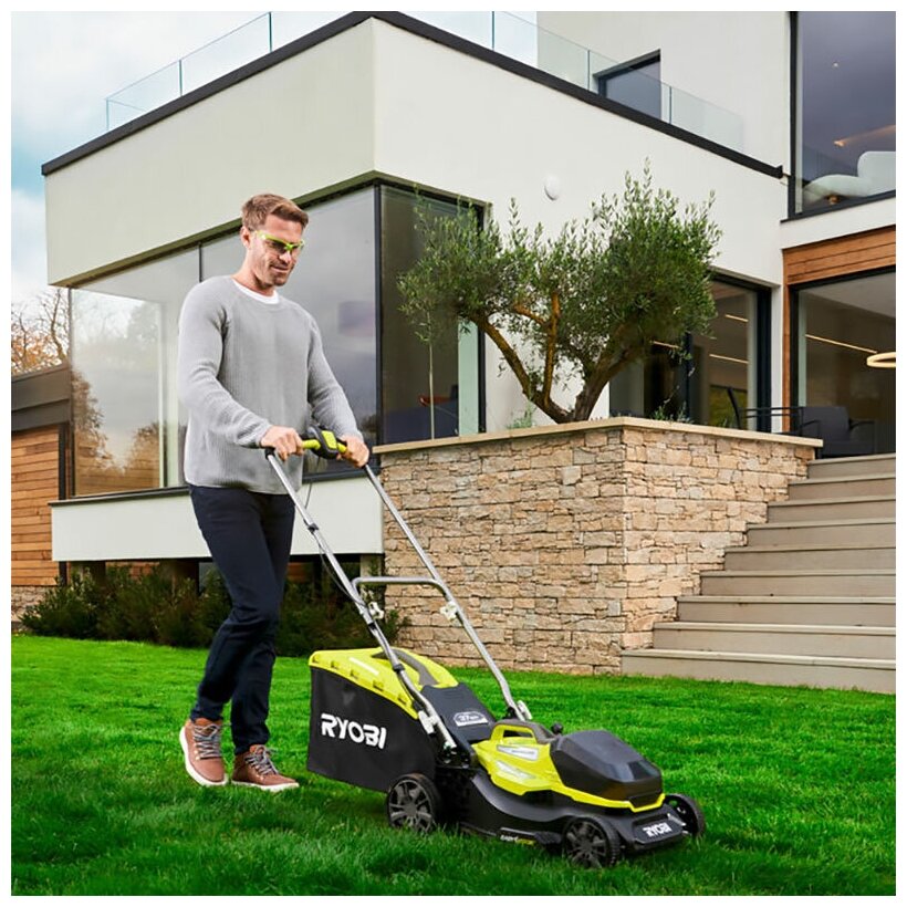Бесщеточная газонокосилка Ryobi - фото №3