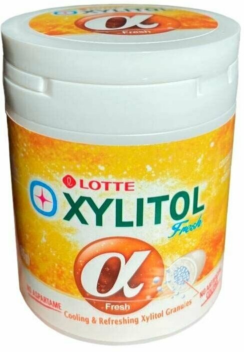 Lotte Жевательная резинка Lotte Xylitol Fresh 86 г - фотография № 1