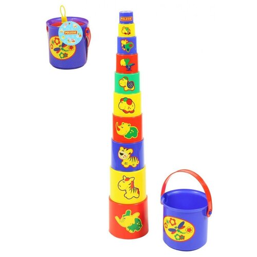 Занимательная пирамидка №3, 11 элементов