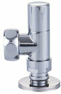 Кран для полотенцесушителя прямой хромированный VIEIR 1/2" х 1" (2 шт. в комплекте)