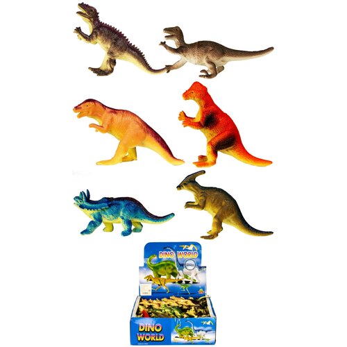 фото Набор фигурок dino world «мир юрского периода» н386w 10-13 см. / 6 шт. denco.store