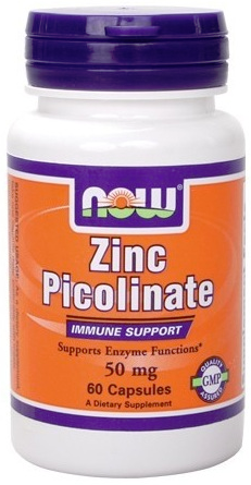 Zinc Picolinate капс., 50 мг, 55 г, 60 шт.