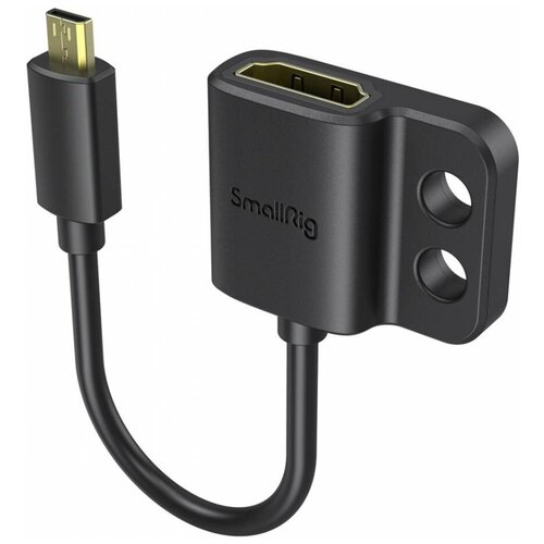 Адаптер SmallRig 3021 Ultra Slim 4K HDMI (D - A) smallrig ultra slim 4k adapter cable female hdmi type a to male hdmi type a 4k 60hz for bmpcc 4k