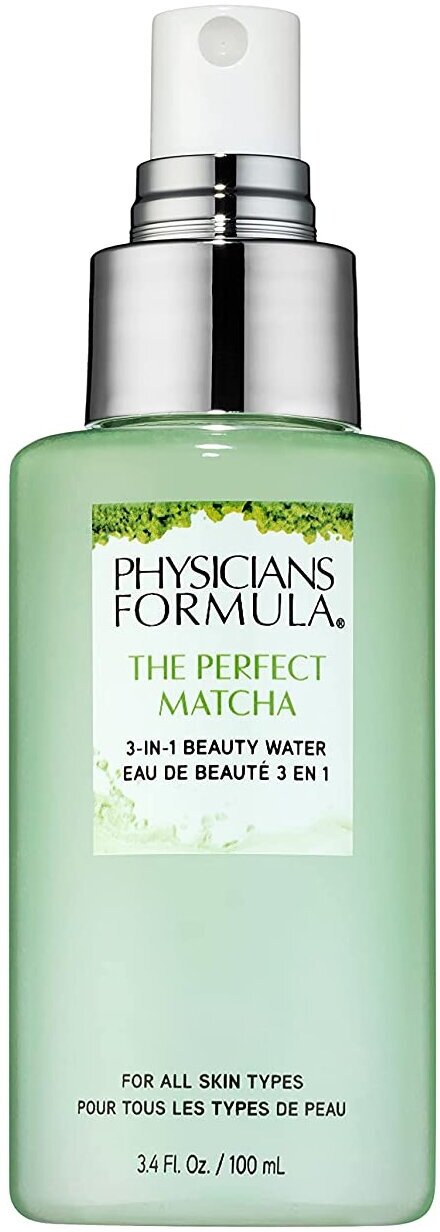 PHYSICIANS FORMULA Спрей 3 в 1 The Perfect Matcha 3 in 1 Beauty Water фиксирующий с Матча, 100 мл