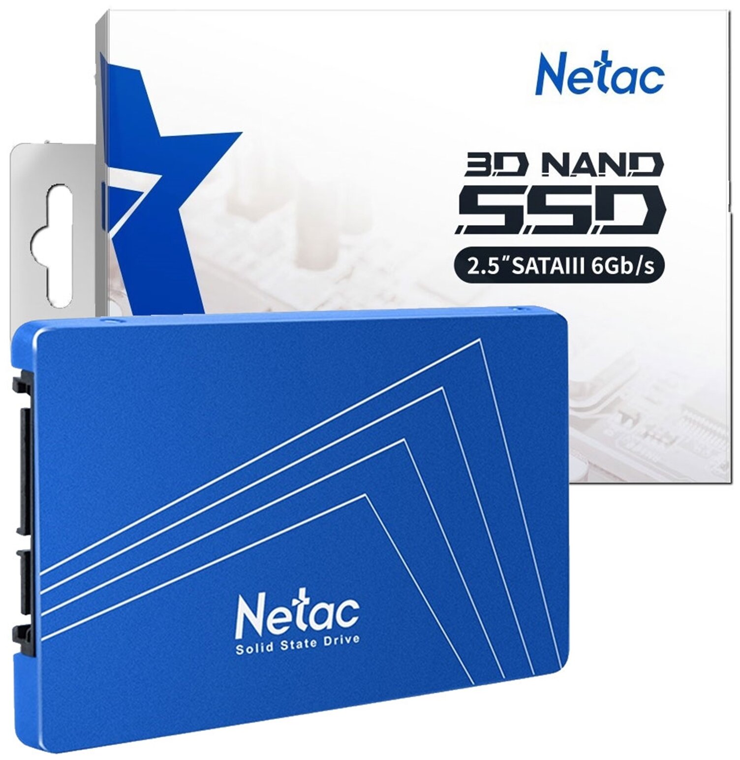 SSD накопитель NETAC N600S 256ГБ, 2.5", SATA III, SATA - фото №3