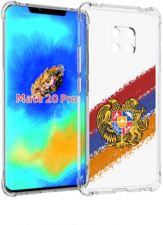 Чехол задняя панель накладка бампер MyPads флаг герб Армении для Huawei Mate 20 Pro/Mate 20 RS 6.39