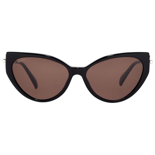 фото Солнцезащитные очки max mara 0028 01e, кошачий глаз, оправа: пластик, с защитой от уф, для женщин, мультиколор