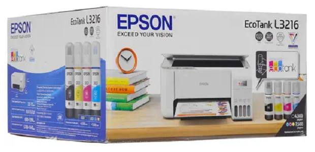 МФУ Epson EcoTank L3216 A4 цветной струйный белый