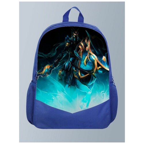 фото Голубой рюкзак с принтом игра дота dota, moba - 152 brutbag