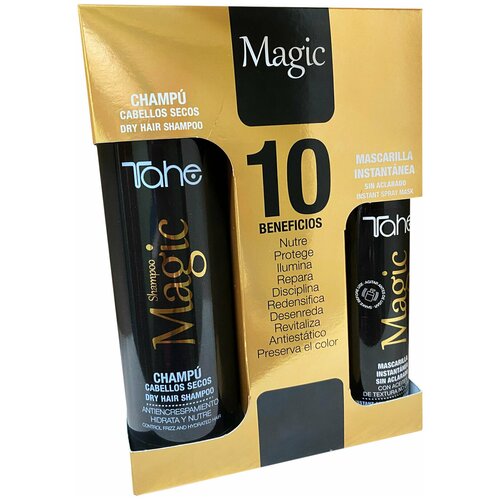 фото Tahe magic pack (magic instant mask 125 ml + magic shampoo ̀cabellos secos 300 ml) набор magic (маска мгновенного действия для тонких и поврежденных волос 125 мл + шампунь бессульфатный для сухих волос 300 мл)