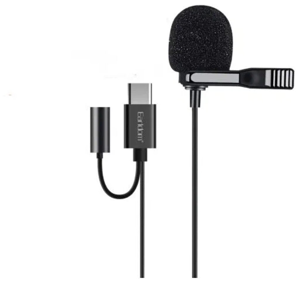 Микрофон для мобильного устройства Earldom ET-E39, черный