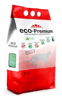 ECO Premium Наполнитель ECO Premium Алоэ комкующийся древесный 1.9кг/5л