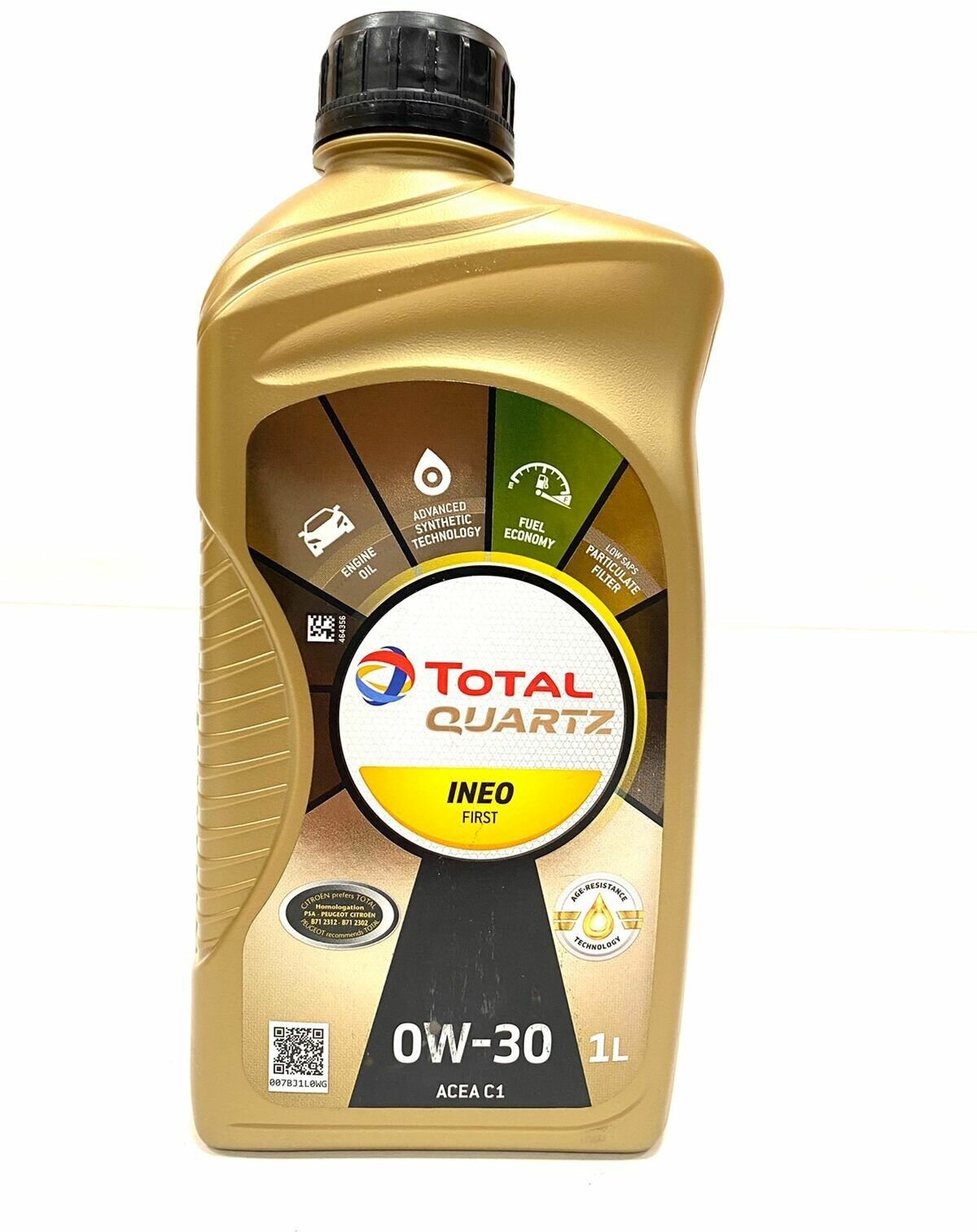 Полусинтетическое моторное масло TOTAL Quartz INEO First 0W30