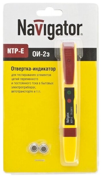 Отвертка-индикатор Navigator 71 117 NTP-E