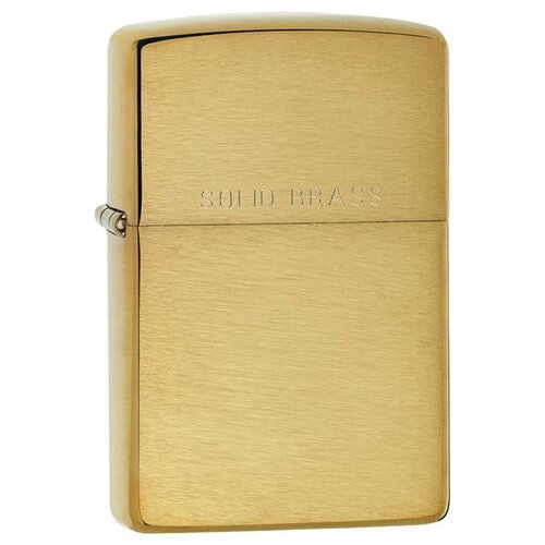 Зажигалка Zippo 204 бензиновая Brushed Brass