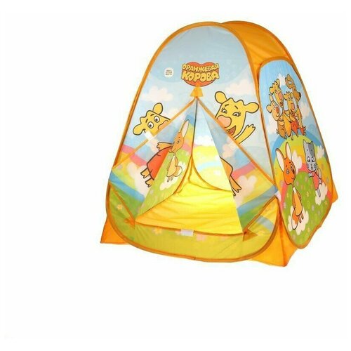Палатка детская игровая / домик игровой для детей / в комплекте сумка для хранения / шатер, вигвам / 81х90х81 см