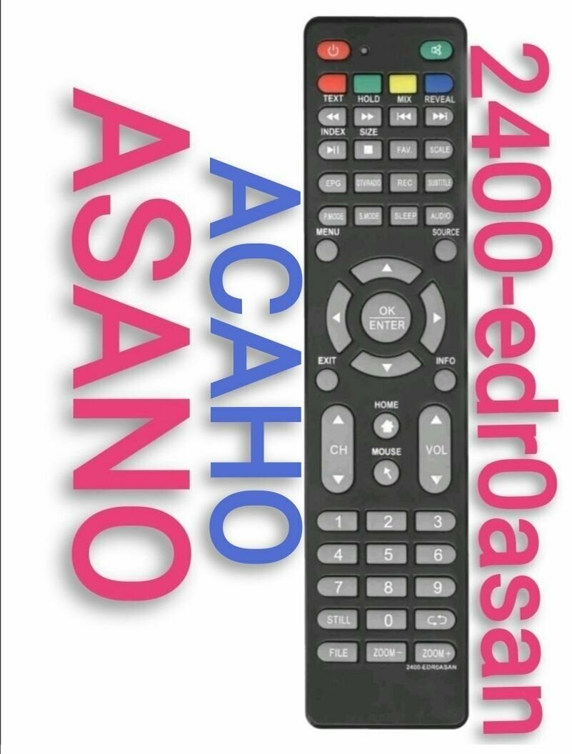 Пульт 2400-edr0asan для ASANO(асано) с кнопкой mouse