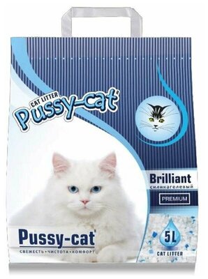 Наполнитель Pussy-cat 5л "Силикагелевый"