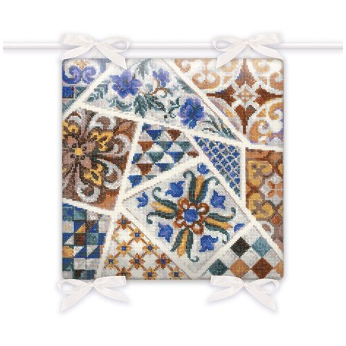 фото Набор для вышивания riolis сотвори сама 1871 подушка мозаика 40 х 40 см 1 шт. риолис