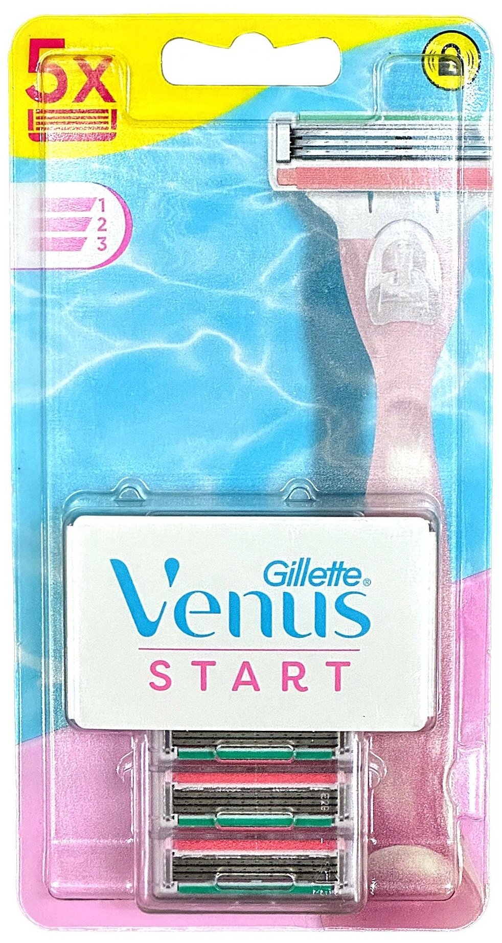 Сменные кассеты Venus Smooth Start, 5 шт.