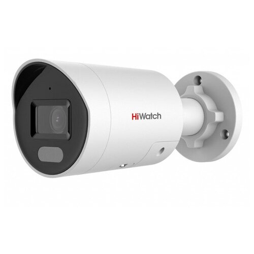 IP камера видеонаблюдения HiWatch IPC-B042C-G2UL 28 мм 4Мп уличная цилиндрическая IP-камера с LED-подсветкой до 40м стробоскопом и динамиком 2100000₽