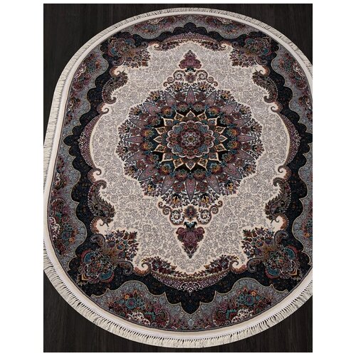 Ковер 7597 - CREAM - Овал - коллекция TEHRAN 1.50x2.25