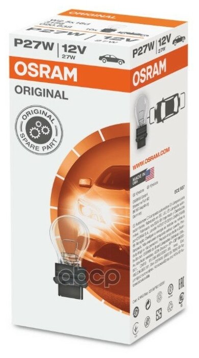 Лампа P27w 12.8v-27w (W2,5x16d) Original Line Osram арт. 3156