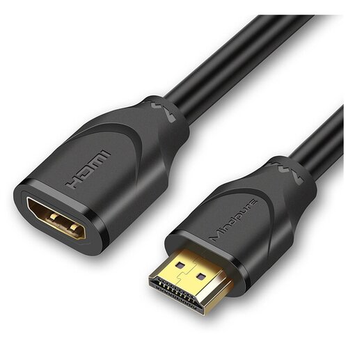 Кабель Mindpure Удлинитель HDMI (M) - HDMI (F) 2.0 AD002 3м hdmi compatible to vga cable male hd 15 adapter gold plated 1080p for hdtv dvd projector playstation 4 ps4 3 tv box