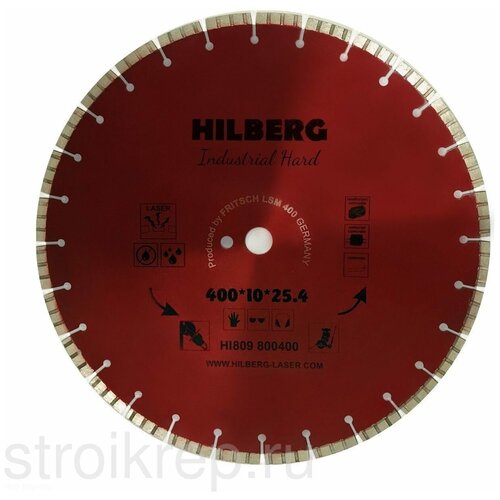 Диск алмазный отрезной 500*25,4 Hilberg Hard Materials Лазер HM111 диск алмазный hilberg 600 25 4 hard materials лазер hm113 hm113