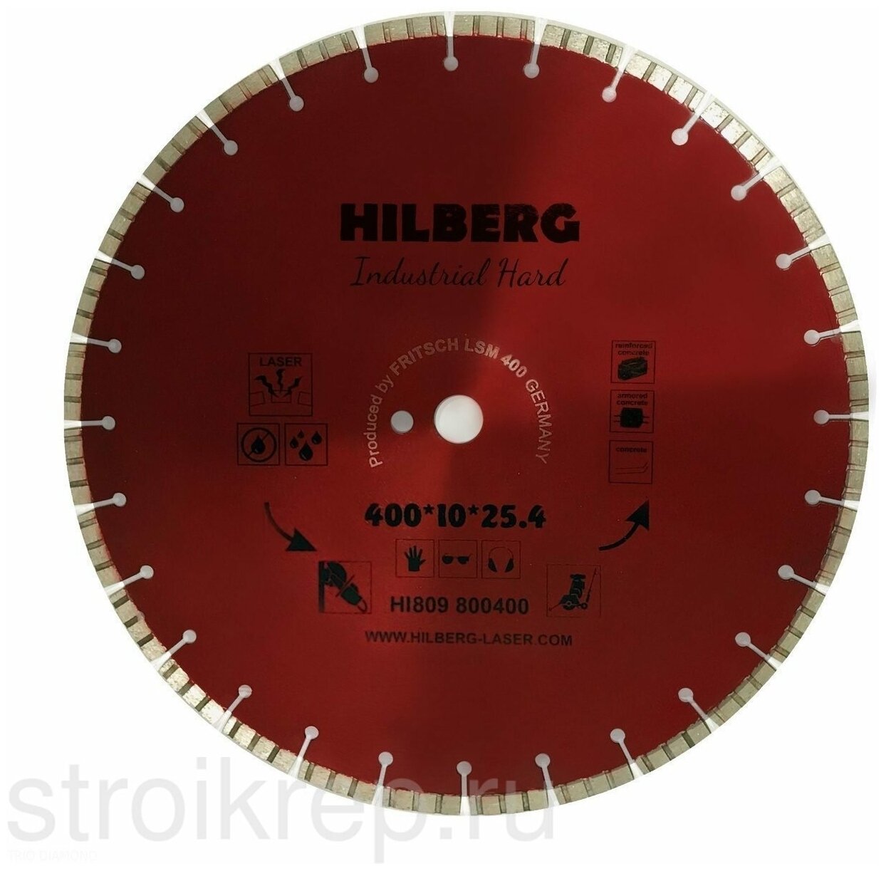 Диск алмазный отрезной 500*254 Hilberg Hard Materials Лазер HM111