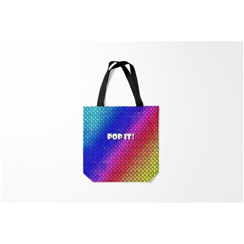 фото Сумка-шоппер / 40х40 см / тренды / разные pop it simple dimple burnettie