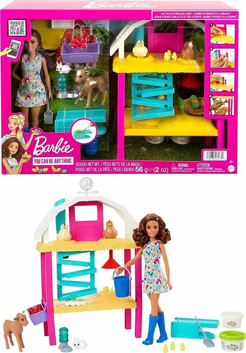 Набор игровой Barbie Веселая ферма HGY88