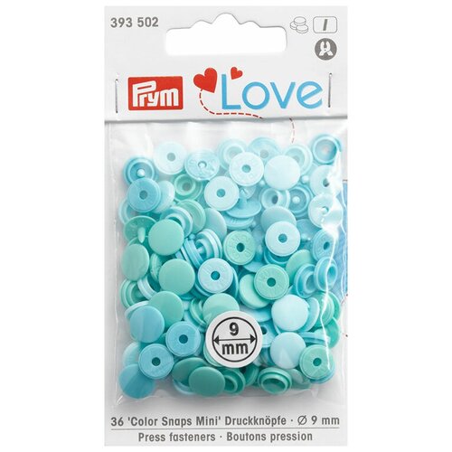 фото Серия prym love - набор кнопок color snaps mini, диаметр 9мм, prym, 393502 prym 393502