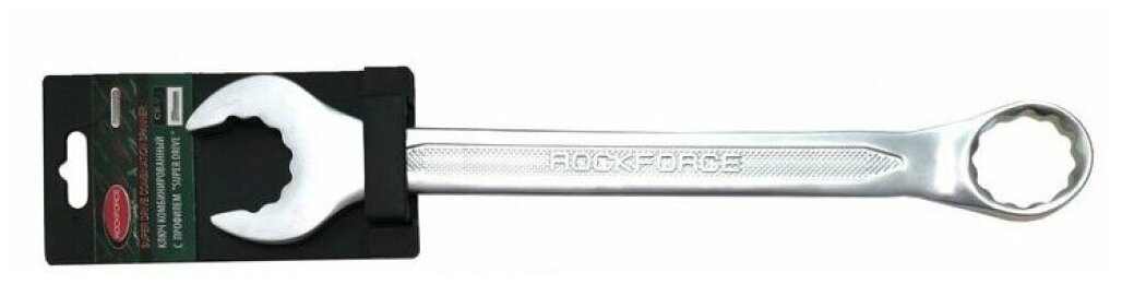 Ключ комбинированный 10мм RF-75510SD с профилем "Super drive" на пластиковом держателе ROCKFORCE